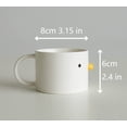 thumbnail image 3 of RV Taza de café divertida para pollitos, taza de pato esmaltada hecha a mano, tazas de leche de cerámica de seguridad, linda taza de té de 7 oz. Los mejores regalos Rojo Verde, 3 of 5