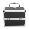 thumbnail image 4 of Ktaxon Pro Aluminum Makeup Train Storage Case Jewelry Box Cosmetic Organizer Lockable, 4 of 7