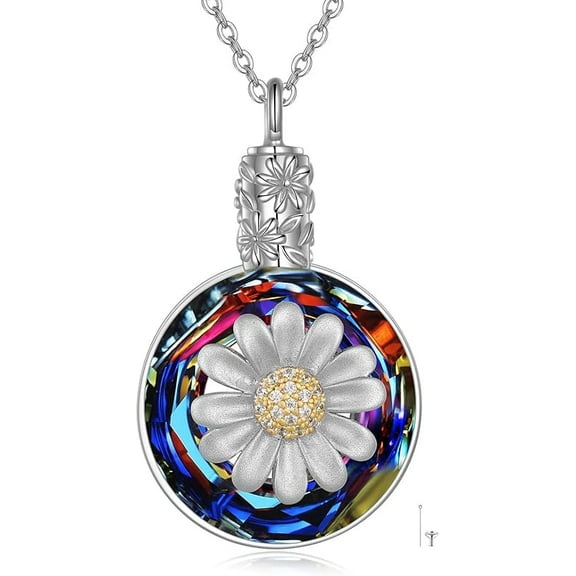 Sterling Silver Daisy Flower Necklace Jewellery Gifts for Women