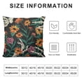 thumbnail image 5 of SHANXI Throw Pillow Covers Home Decor Colorful Flower Halloween Pillow Cases Decorative 24x24in, 5 of 5
