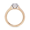 thumbnail image 4 of IGI Certified Lab Grown Diamond Engagement Ring | Center 7MM Cushion Cut Halo Solitaire Anniversary Wedding Rings For Women In 18K Solid Rose Gold | F-G, VS-SI Quality (2.10 Ctw) Ring Size-6.5, 4 of 7