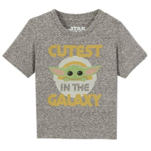 Star Wars The Mandalorian Toddler Boys Baby Yoda Cutest in the Galaxy T-Shirt