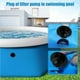 thumbnail image 5 of Bomba de filtro de piscina Naiovety para suelo colador de agua cristalina 5 piezas, 5 of 6