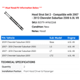 thumbnail image 2 of Hood Strut Set 2 - Compatible with 2007 - 2013 Chevy Suburban 2500 6.0L V8 2008 2009 2010 2011 2012, 2 of 2