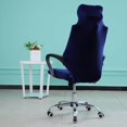 thumbnail image 4 of kurtrusly Office Chair Covers Computer Chair Slipcovers Office Chair for Gaming Chair Blue, 4 of 8