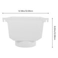 thumbnail image 2 of HEMOTON  Gutter Water Outdoor Drain Downspout Drainage Connector White, 2 of 8
