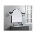 thumbnail image 3 of Metal Frame Arch Mirror 36x36 Inch in Black, 3 of 9
