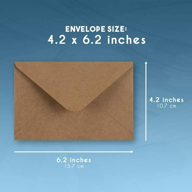 Set of vintage Envelopes // 4x6 Brown Envelopes // 5x7 Invitation Enve –  DokkiDesign