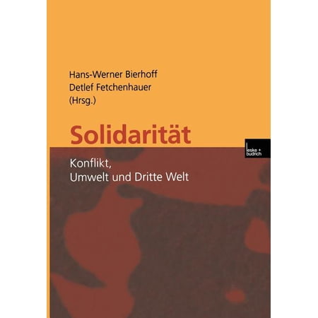 ISBN 9783810030887 product image for Solidarität : Konflikt, Umwelt Und Dritte Welt (Paperback) | upcitemdb.com