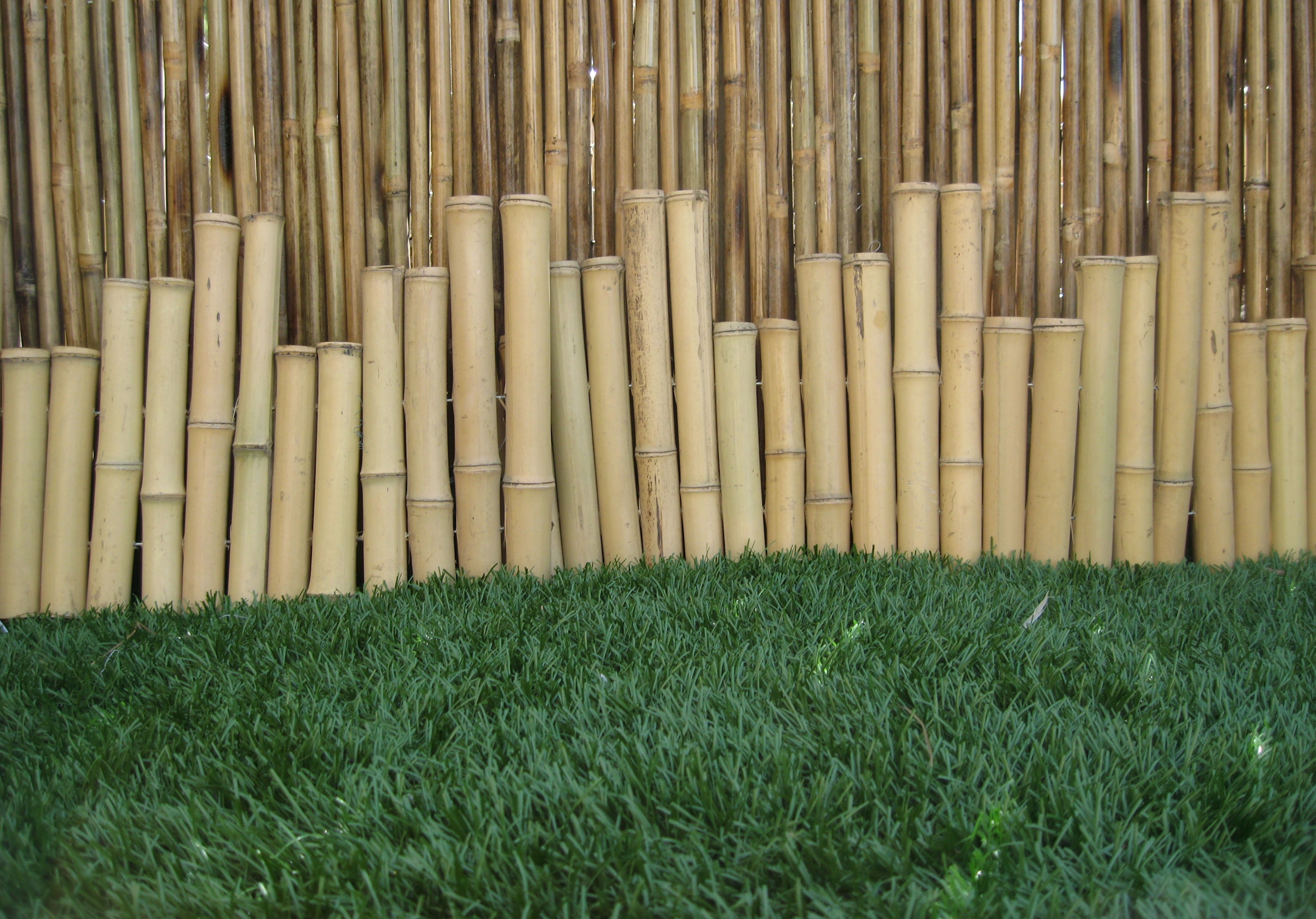 Backyard X-Scapes Natural Bamboo Border Edging for Garden Landscaping 23" L x 8" H (5-Pack)