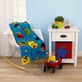 thumbnail image 2 of Sesame Street Come and Play Blue and Yellow Toddler Blanket, 2 of 5