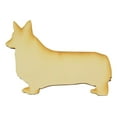 thumbnail image 1 of Package of 1, Medium 8" X 6" X 1/8" Standing Corgi Wood Cutout For Art & Craft Project, Made in USA, 1 of 1
