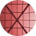 thumbnail image 1 of Ahgly Company Machine Washable Indoor Round Transitional Red Area Rugs, 5' Round, 1 of 7