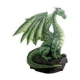 thumbnail image 2 of SUMMIT COLLECTION Green Dragon on Rock Fantasy Figurine, 2 of 2