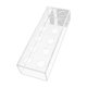 thumbnail image 5 of Jarrón rectangular Jarrón acrílico Jarrón decorativo Jarrón rectangular largo Jarrón rectangular 30x10x6.5cm 12 agujeros, 5 of 9