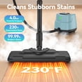 thumbnail image 3 of Hivroo Steam Cleaner,Multi-Surface Steam for Deep Cleaning Home, Kitchen, Floor, Window, Car Seat, Carpet, Tile, Grout, 3 of 10