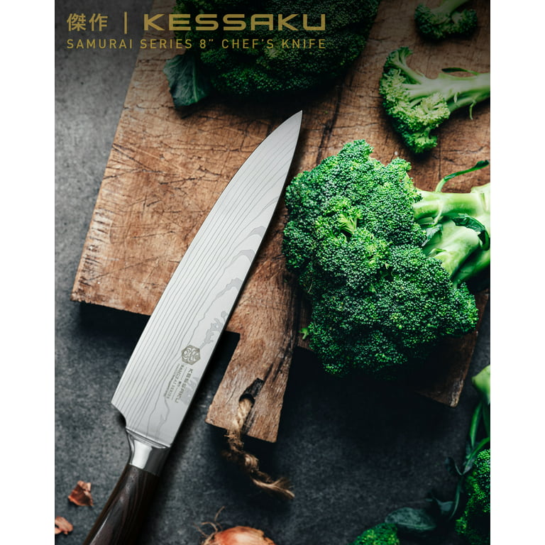 Fiskars Large Chef Knife plastic handle 8 inch blade