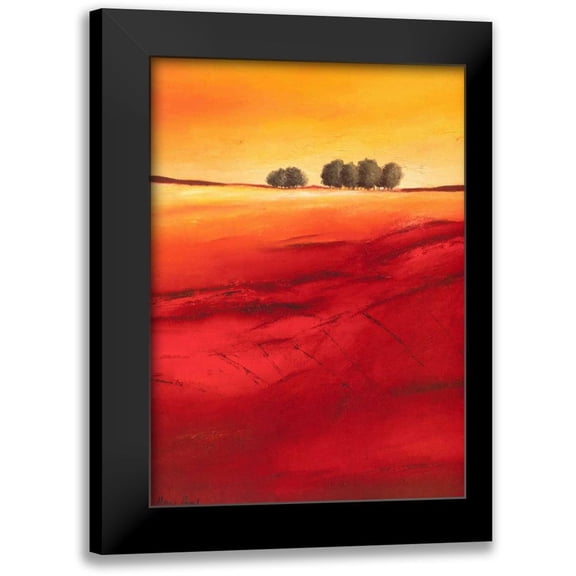 Paus, Hans 11x14 Black Modern Framed Museum Art Print Titled - Tree Timberline II
