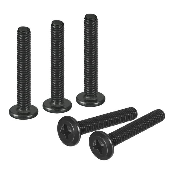 20Pack M4-0.7 x 25mm Flat Round Head Machine Screws, Phillips Drive Fastener