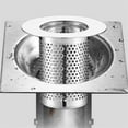 thumbnail image 6 of HAXMNOU Over The Sink Dish Drainer Drying Rack Stainless Steel Floor Drain Filter New Bathtub Sink Strainer Up Sink Filter Rustproof Sink Strainer Bathroom Sink Strainer for Kitchen Bathtub (A), 6 of 9