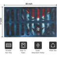 thumbnail image 3 of Festive 3D Illusion Funny Prank Pattern Kitchen Mat Halloween Door Mats Indoor Ghost Plaid Floor Mat Kitchen Rug Buffer Anti-Slip Scraping Sand Absorb Sewer Clown Kitchen Mat Witch Doormat 30" X 17", 3 of 6
