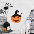 thumbnail image 5 of Towmus Fall Shirts for Women's Pumpkin Face T-Shirt Funny Lantern Shirt for Women Cute Graphic Tees, 5 of 5