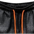 thumbnail image 4 of Mifsaly Mens Washed Denim Look Shorts 5 inch Drawstring Elastic Waist Lounge Shorts Lightweight Baggy Casual Summer Clothes Black,XXXXXL, 4 of 4