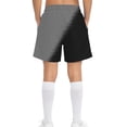 thumbnail image 6 of Cethrio Boys Beach Shorts, Summer Stretchy Elastic Waist Relaxed Fit Board Shorts Gray Size 10-12, 6 of 7