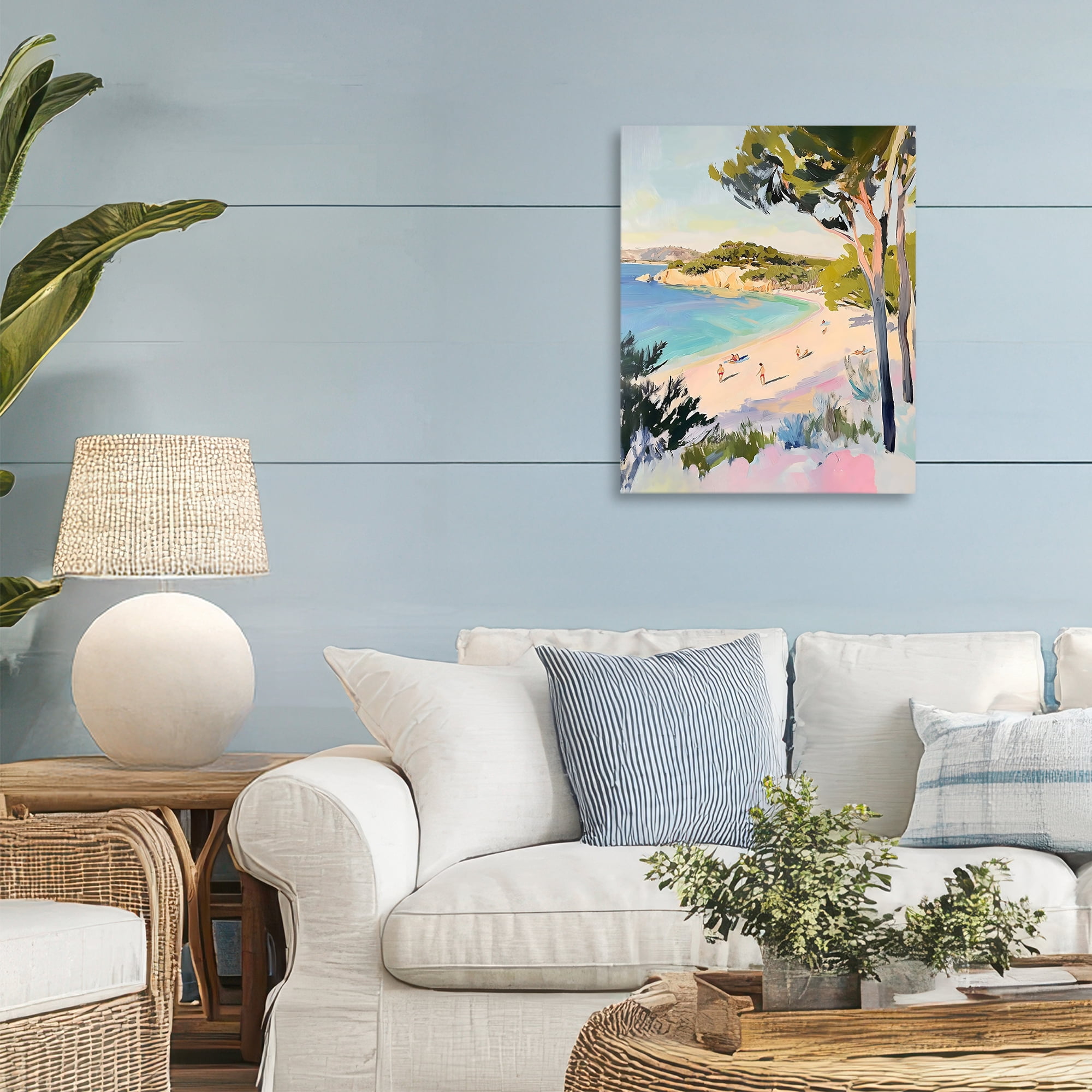 Stupell Industries Amalfi Coast Beach Escape Canvas Wall Art, design by The Prints Vibe