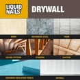 thumbnail image 5 of Liquid Nails Drywall 28 oz. Off-White Interior Low VOC Drywall Adhesive, 5 of 6