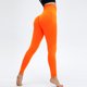 thumbnail image 1 of Pantalones de yoga de cintura alta con pliegues para mujer, estilo europeo y americano, sin costuras, con corte en T, color melocotón, 1 of 6