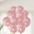 thumbnail image 3 of Latex Balloons Pink with White Stars 11" Bulk 144 Pc, 3 of 3