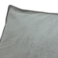 thumbnail image 6 of GDF Studio Calef Modern Velveteen 2 Seater Oversized Bean Bag Chair with Armrests, Gray, 6 of 7