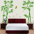 thumbnail image 2 of Toystoory Adhesivo de pared de bambú para dormitorio, impermeable, extraíble, ventana, puerta, calcomanía decorativa, papel tapiz de moda Natural, Decoración del hogar Toystoory HA074965-00, 2 of 6