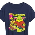thumbnail image 3 of Star Wars - The Mandalorian Mando Cover  - Wo Men's Short Sleeve Graphic T-Shirt, 3 of 5