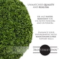 thumbnail image 2 of 3rd Street Inn 7", 11", 15" Artificial Cypress Topiary Balls - Assortment, 2 of 4