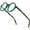 9270 Matte Green, variant on HEPIDEM Multicolor Acetate Glasses Frame Men Vintage Round Eyeglasses Optical Spectacles (9270 Matte Red)