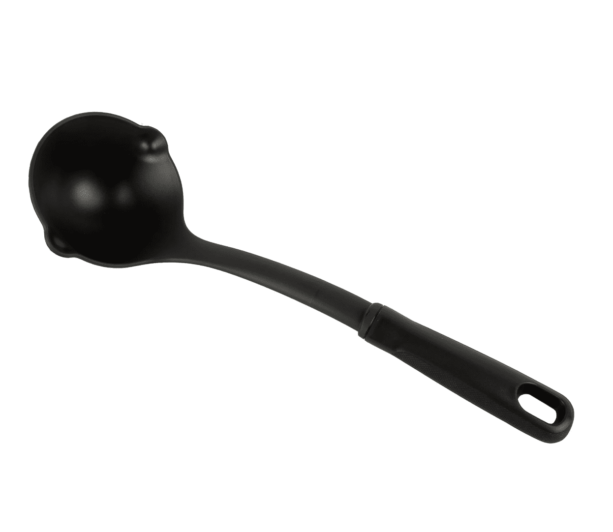Mainstays Comfort Grip Nylon Ladle, 12.5" L, Black