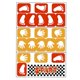 thumbnail image 4 of 1 Set Handprint Footprint Floor Sticker Game DIY Art Decal Ground Corridor Wallpaper, 4 of 5