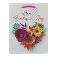 thumbnail image 1 of Bolsa de Regalo Mediana WAY TO CELEBRATE Diseño de Corazón Formado por Flores Coloridas 1 Pieza, 1 of 3