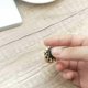 thumbnail image 4 of Copper Gears Linkage Fidget Spinner Toys for Adults, Mini Small Metal Spinners Silent Premium Bearing (1 Gear, Black-Brass), 4 of 4