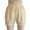 Beige, variant on Women's Plus Size Breathable Anti Chafe Shorts For Layering Tailored Skin friendly Women's Fitness Pants
