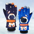 thumbnail image 3 of Ski Gloves,Winter Warmest Waterproof and Breathable Snow Gloves for Kids Skiing,Snowboarding, 3 of 8