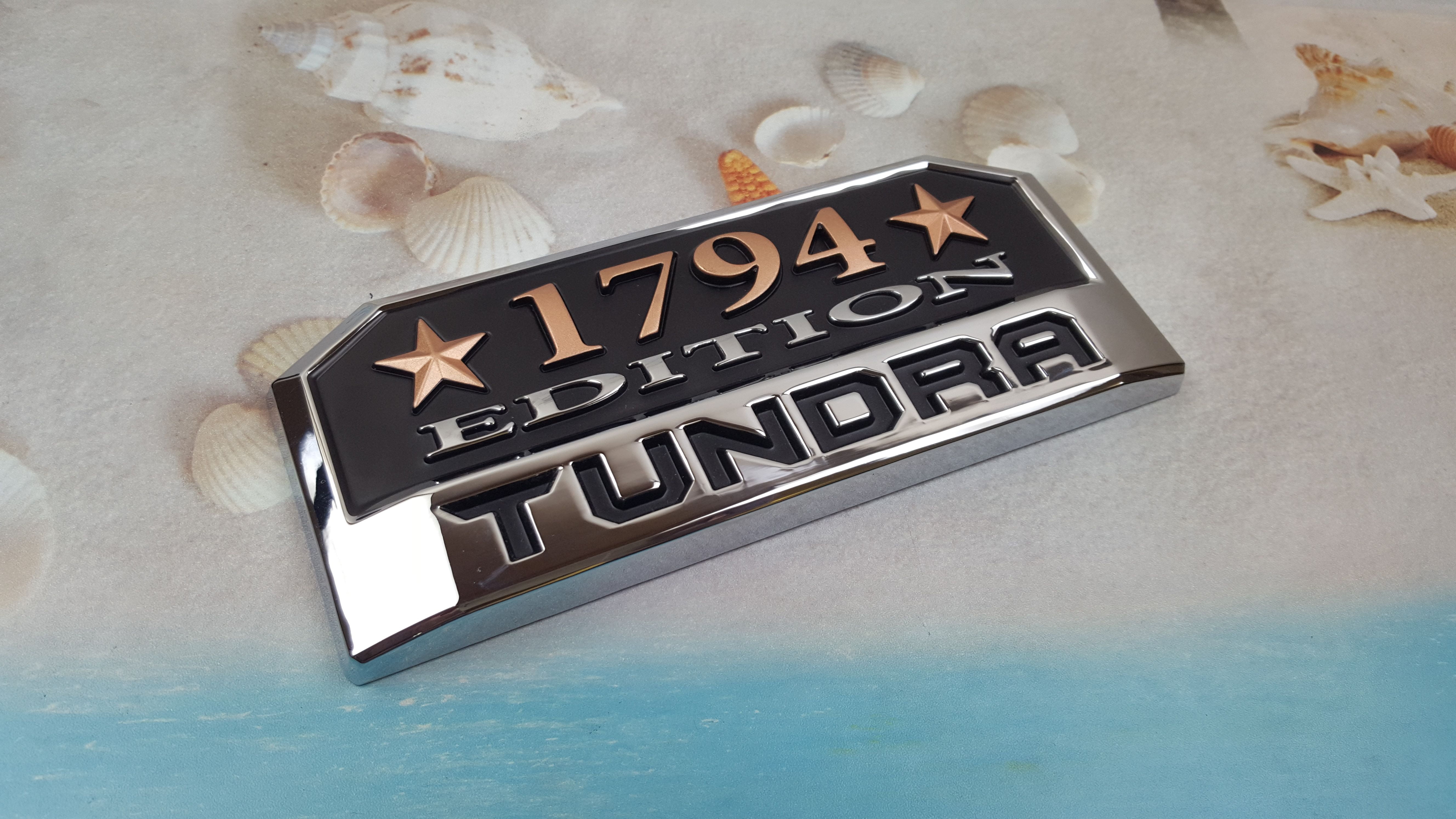 Toyota Tundra 1794 Edition fender Emblem Badge Western Crewmax 4X4 2014