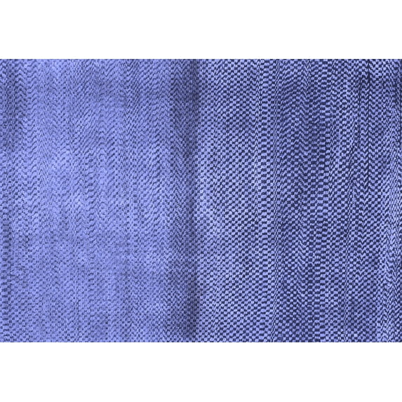 Ahgly Company Indoor Rectangle Abstract Blue Modern Area Rugs, 7' x 9'
