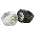 thumbnail image 1 of OULII 2Pcs Creative Unisex Finger Watch Stainless Steel Adjustable Elastic Band Glow Dial, 1 of 8