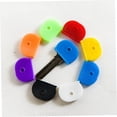 thumbnail image 3 of Car Key Chain 32 Pcs Colored Labels Car Key Holder Key Covers Caps Silicone Key Cover Key Covers for Car Keys PVC Key Caps PVC Key Covers Key Identifier Caps Key Ring Door, 3 of 5
