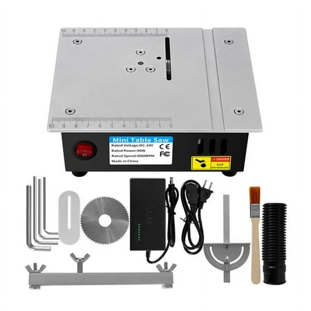 

Mini Table Saw Electric Small Bench Saws Desktop Saw Household DIY PCB Model Cutting Tool Woodworking Lathe US Plug