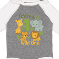 thumbnail image 4 of Inktastic First Birthday Safari Jungle Animals Boys or Girls Long Sleeve Baby Bodysuit, 4 of 5