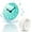 Blue, variant on Betus Waterproof Bathroom Shower Clock with Large Suction Cup Battery Operated Wall Clock (White)
